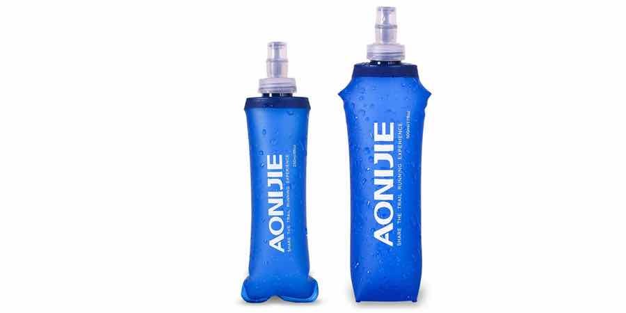 Botellas de agua flexibles